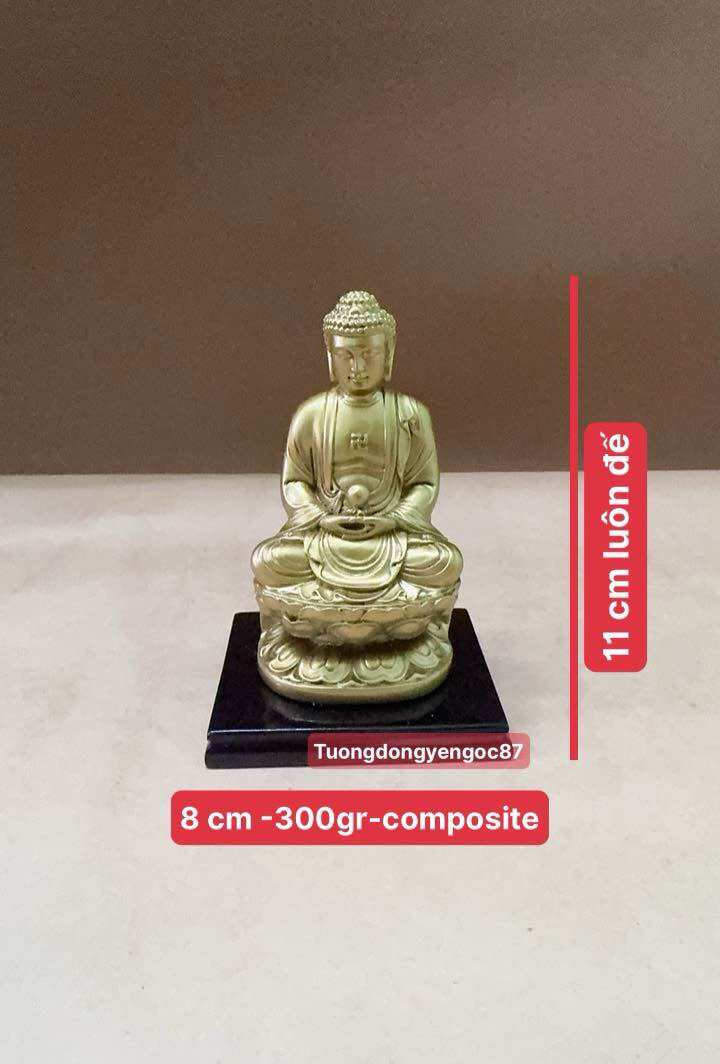Tượng phật A Di Đà ngồi 11 cm
