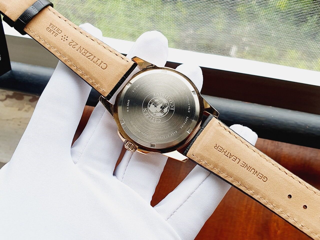 Đồng hồ nam Citizen dây da, size 41mm