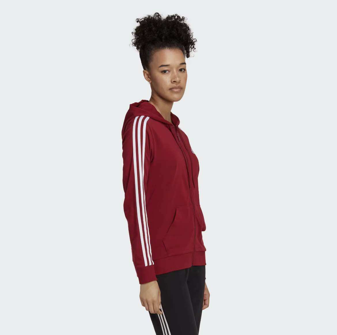Áo Khoác Nữ Adidas 3 Sọc Single Jersey Essentials HP0010【HÀNG AUTH】