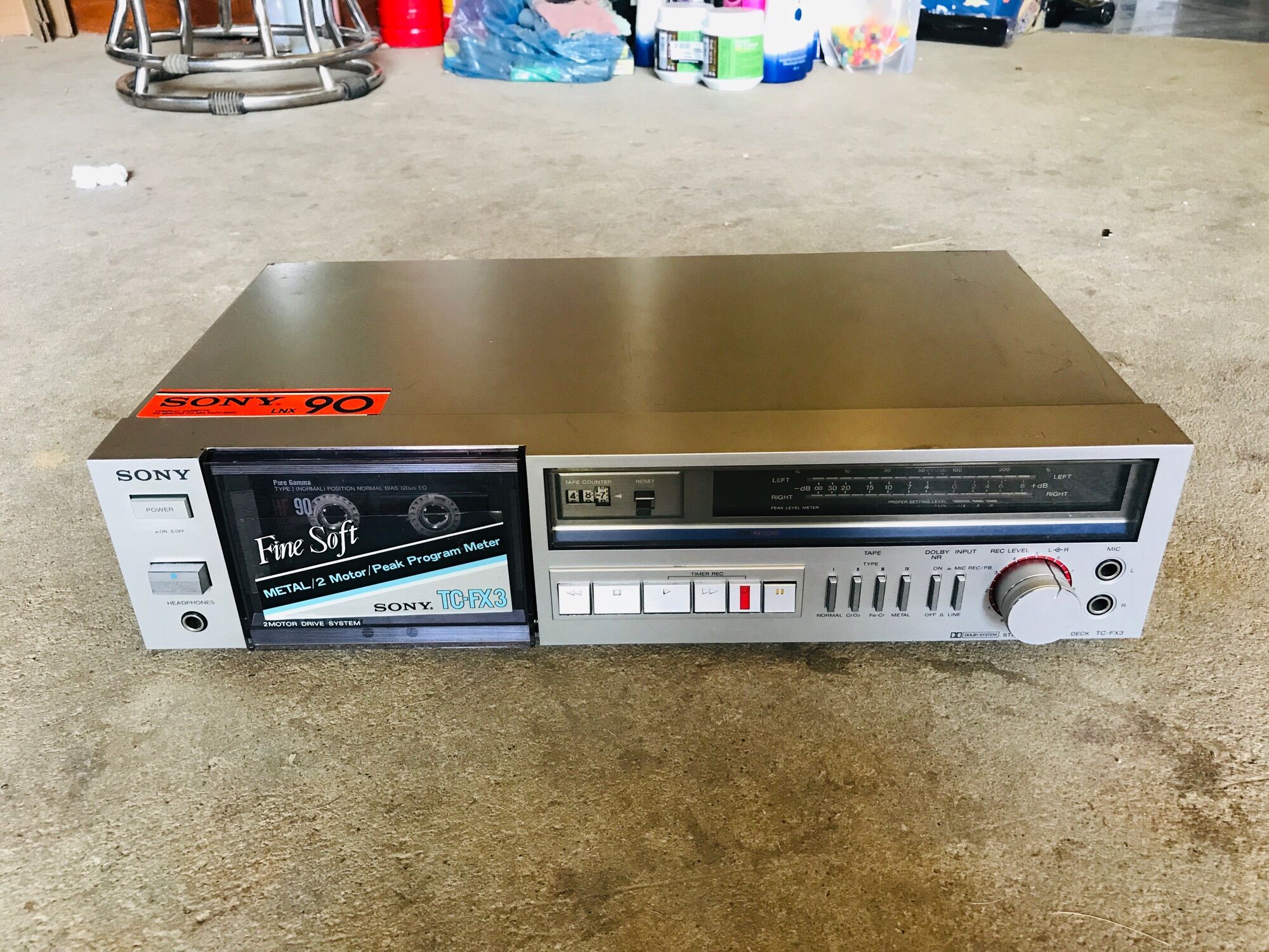 Đầu cassette deck sony ct-fx3 nhật cực mới
