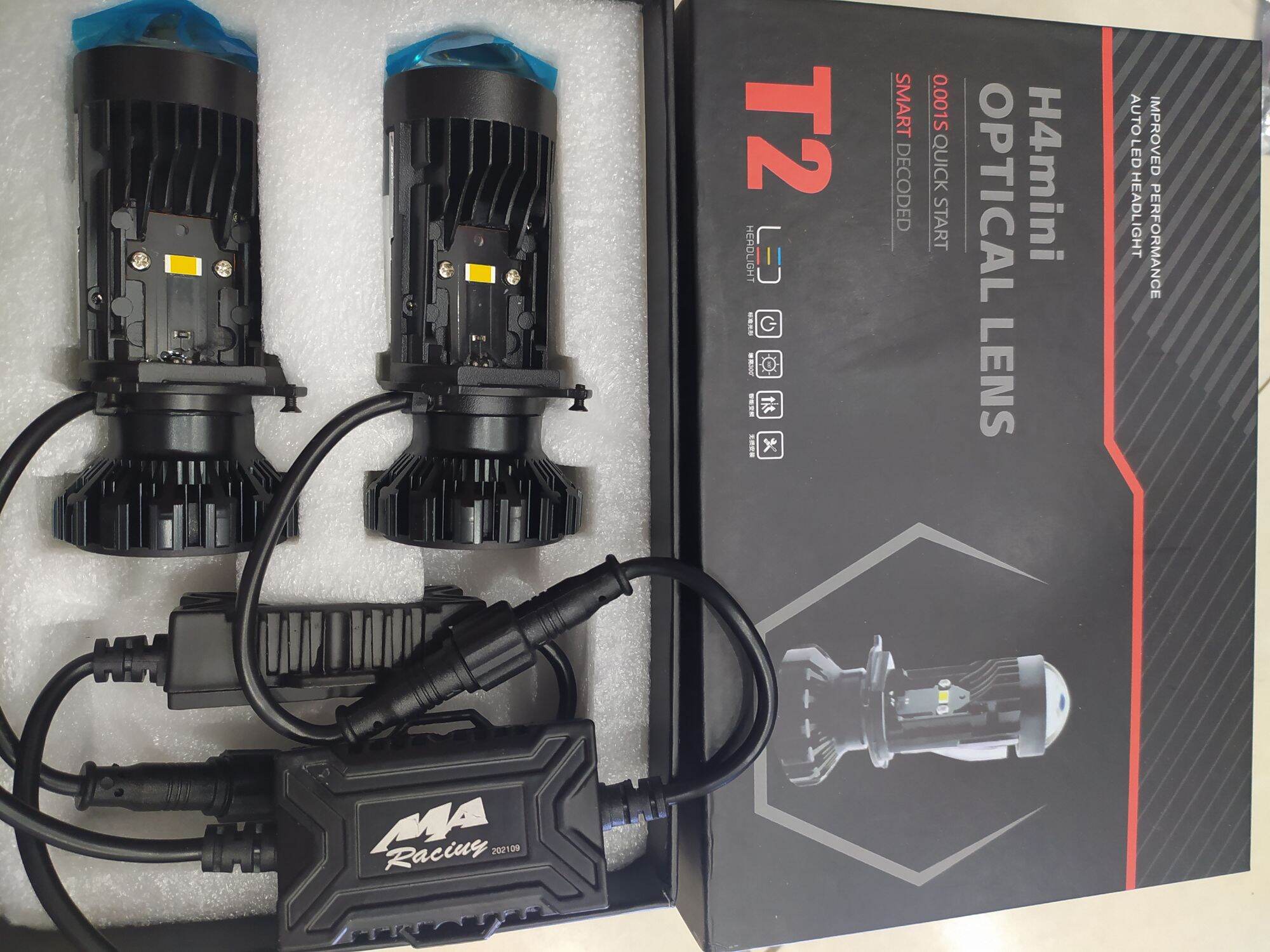 Bi led mini T2 chân h4 bản mới nhất có chống bụi