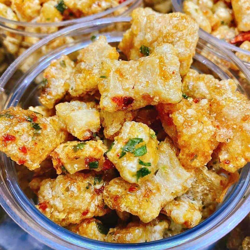 Tóp Mỡ Sấy Cháy Tỏi - Siêu Ngon 100G