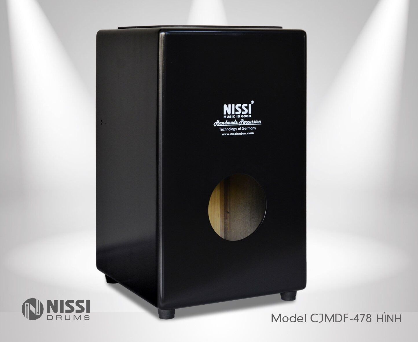 [HCM]Trống Cajon Nissi MDF 478 Acoustic