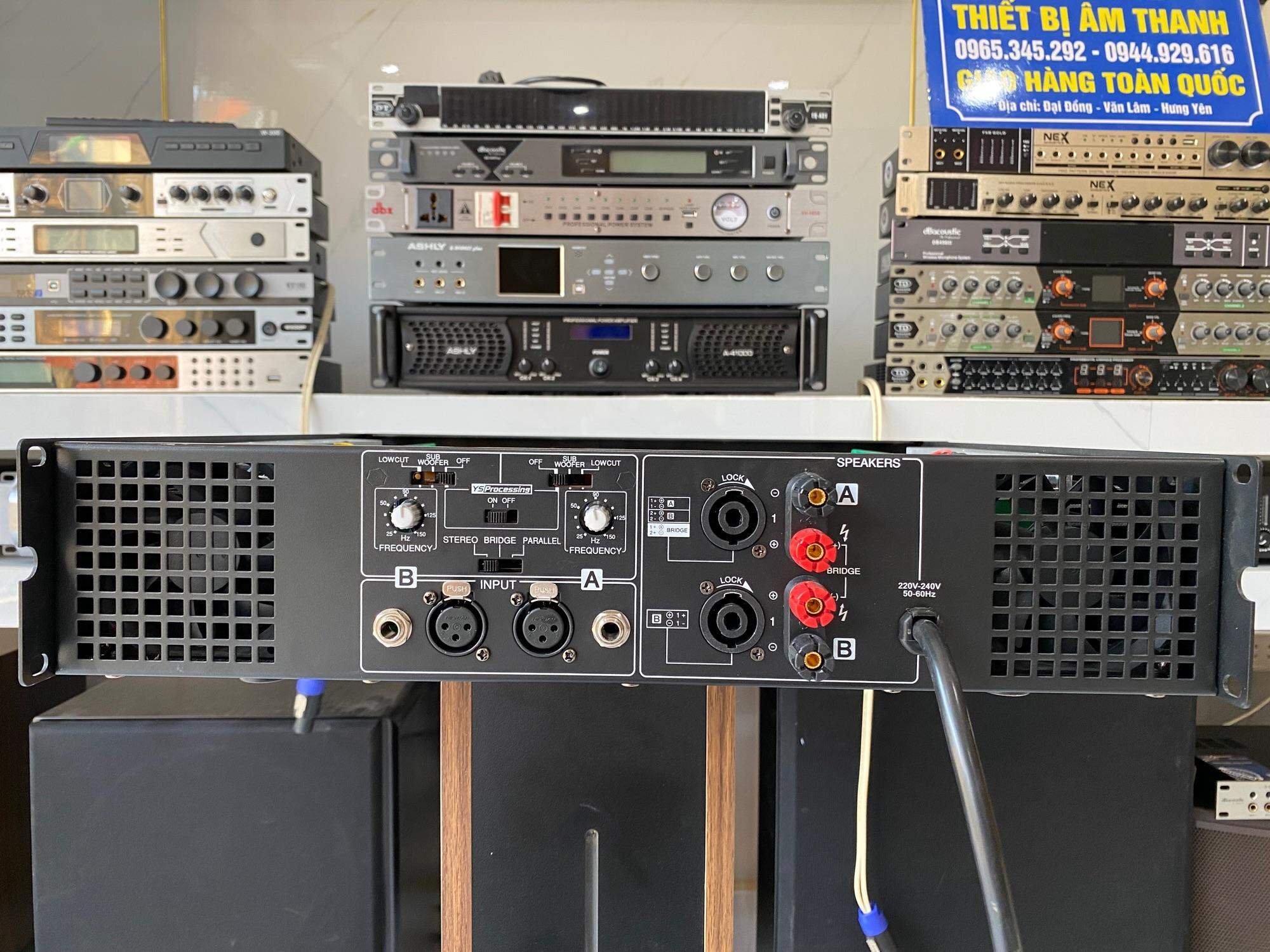 Hàng Chất | Đẩy 2 kênh NEX Acoustic LA650 chạy máy LA. Công suất 550w/1 kênh