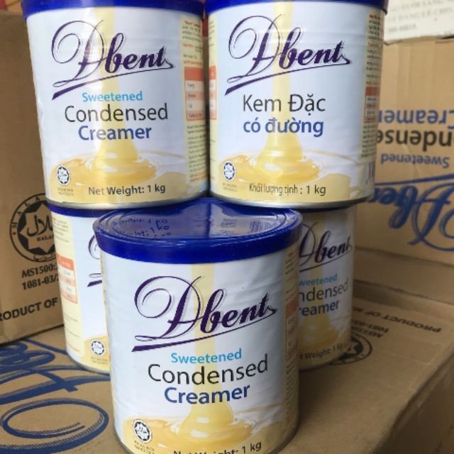 Kem đặc / Sữa đặc Dbent nhập khẩu Malaysia 1kg