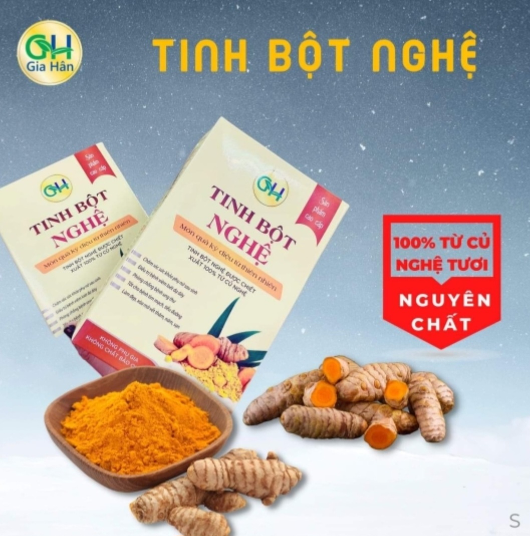 TINH BỘT NGHỆ 250 GRAM