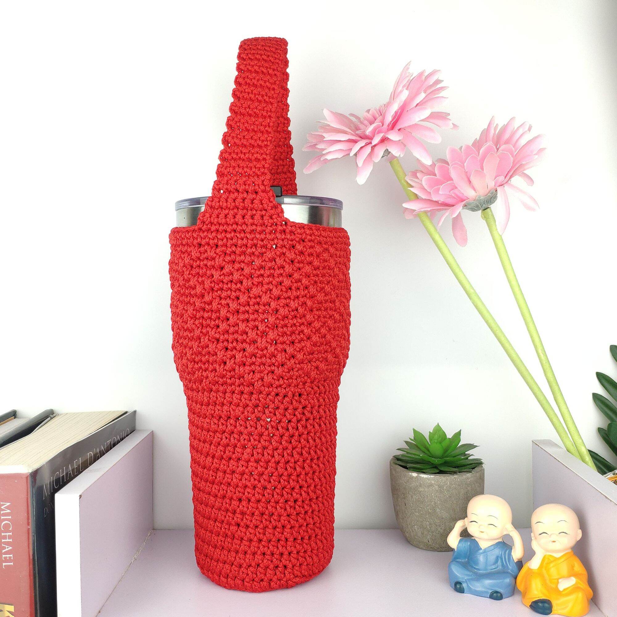 Túi để ly giữ nhiệt handmade