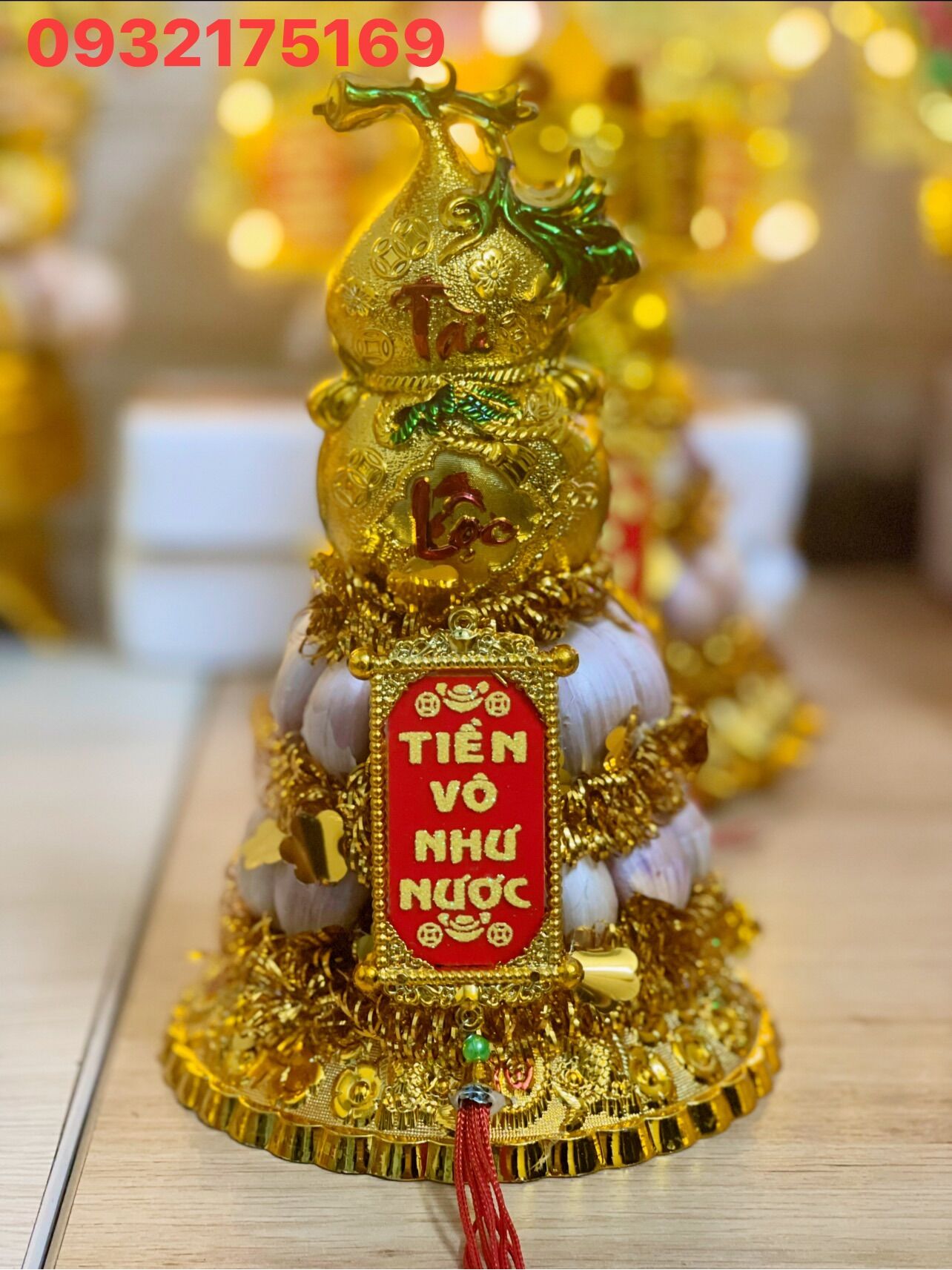 Tháp tỏi 2 tầng hồ lô
