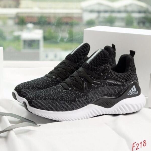 [HCM]Giầy alphabounce nữ đen đế trắng