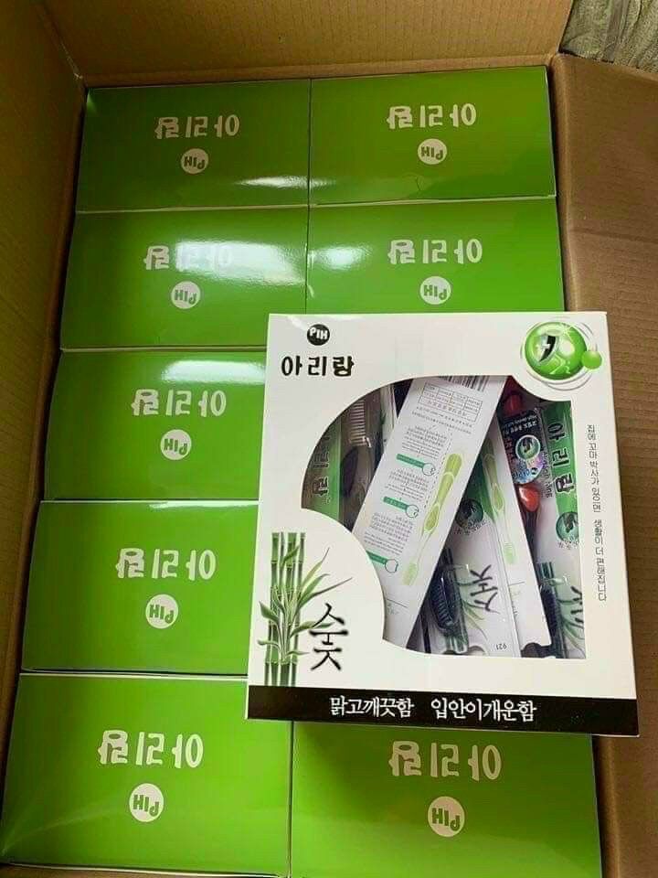 Combo 30 cây bàn chải than tre hàn quốc