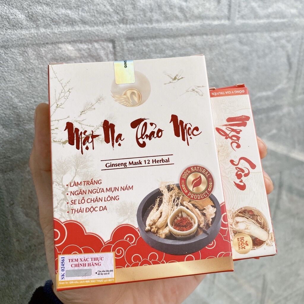Bộ Ngọc Sâm Mini Chưa Pha Ngừa Mụn, Thâm