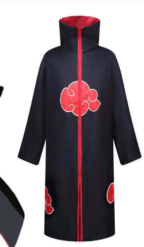 Trang phục cosplay hoạt hình áo choàng akatsuki naruto áo choàng đám mây đỏ áo choàng halloween mắt thế hệ thứ 4 thế hệ thứ 6
