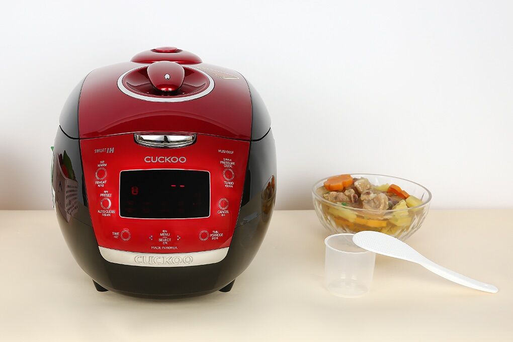 Nồi cơm áp suất cao tần cuckoo 1.8 lít crp-hus1000f - hàng chính hãng - sản xuất tại hàn quốc