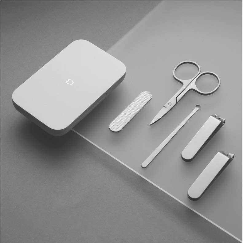 Bộ bấm móng tay Xiaomi Mijia 2020 MJZJD002QW 5 Món - Kìm bấm móng Xiaomi Mijia MJZJD001QW Inox siêu sắc siêu bền