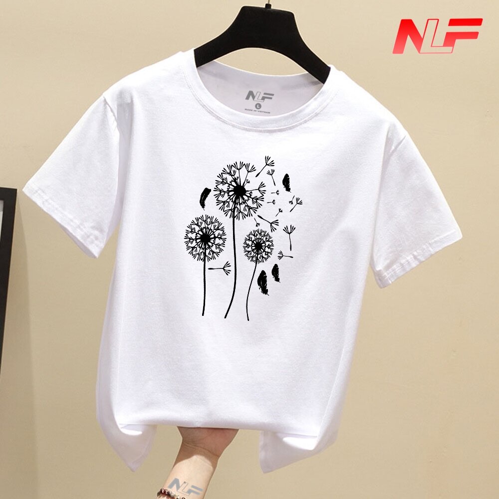 T-shirt ba hoa bồ công anh tia-025
