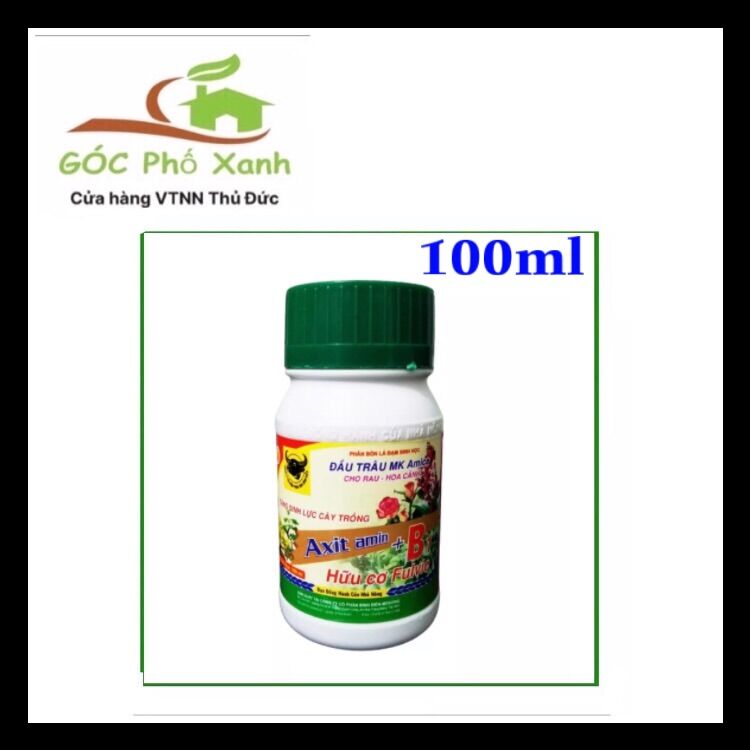 Phân bón lá hữu cơ Fulvic Axit amin B1 Đầu trâu 100ml