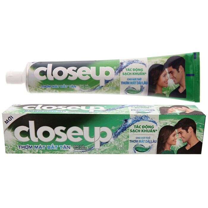 Kem đánh răng closeup bạc hà the mát 180g / kem đánh răng close up