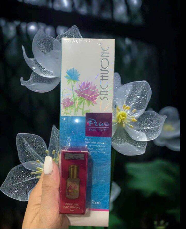Kem sắc hương body trắng da plus hồng