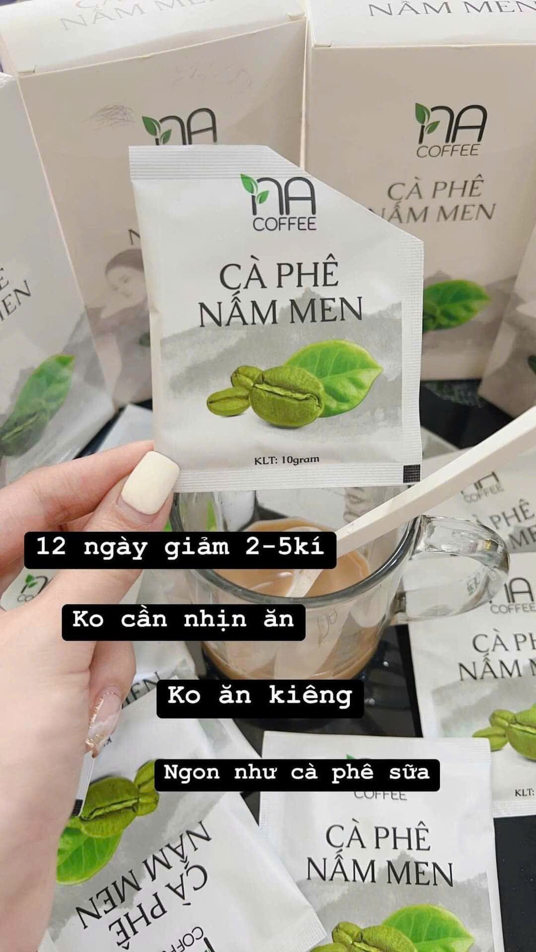 Cà phê nấm men làm gầy 12 gói