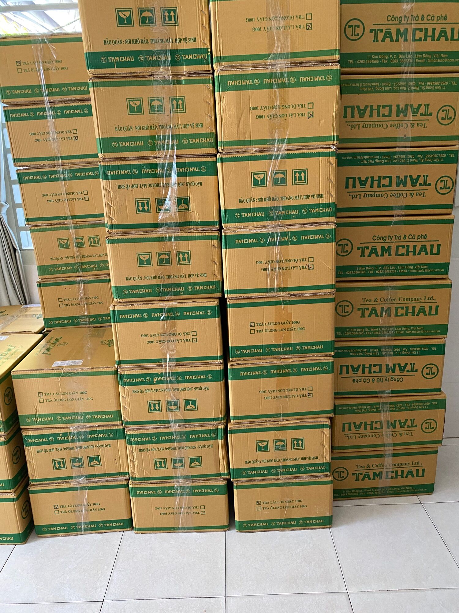 [HCM]Trà lài Tâm Châu lon giấy 100g