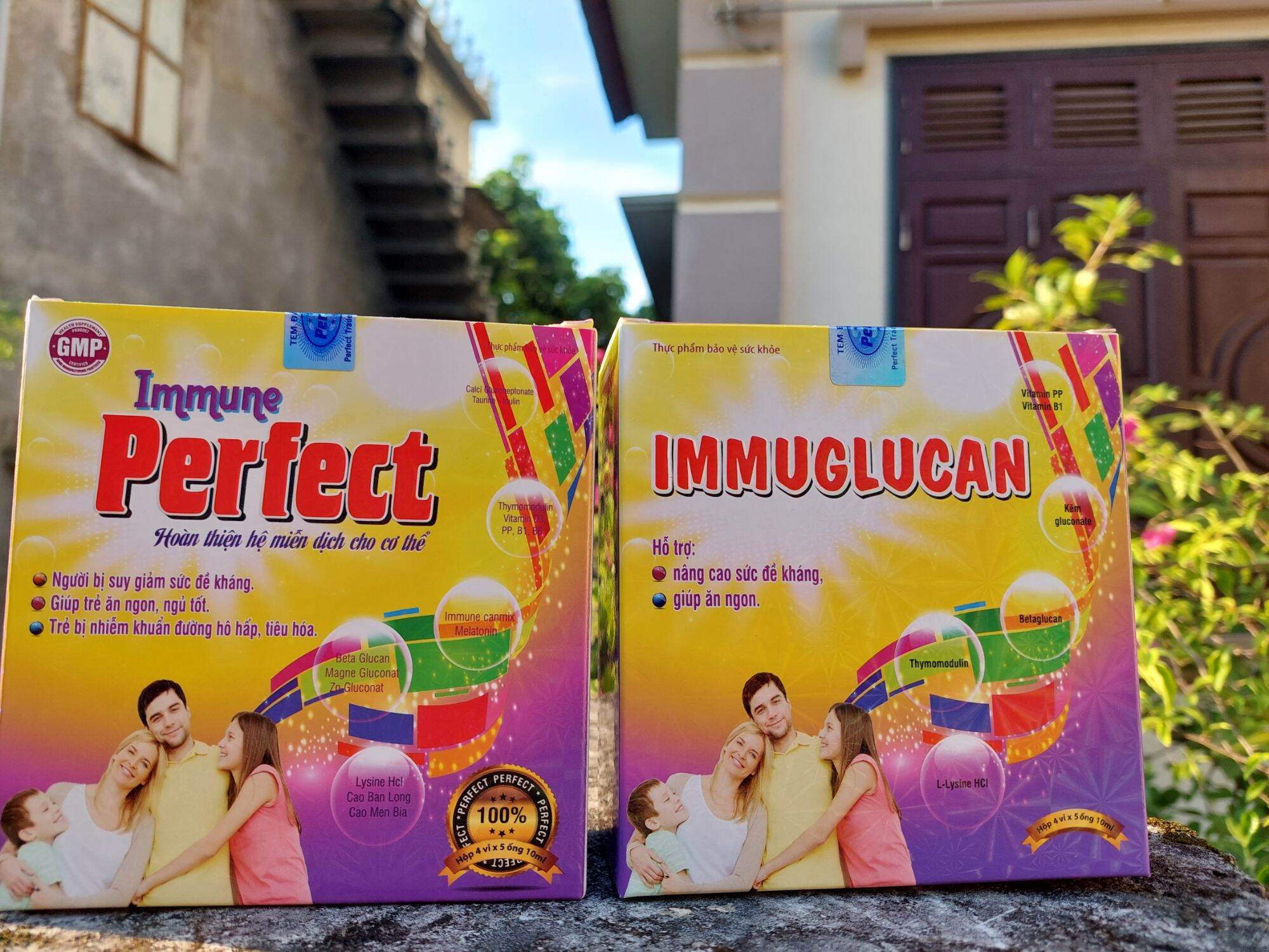 Siro ăn ngon ngủ ngon Immunglucan ( siro perfect mới)