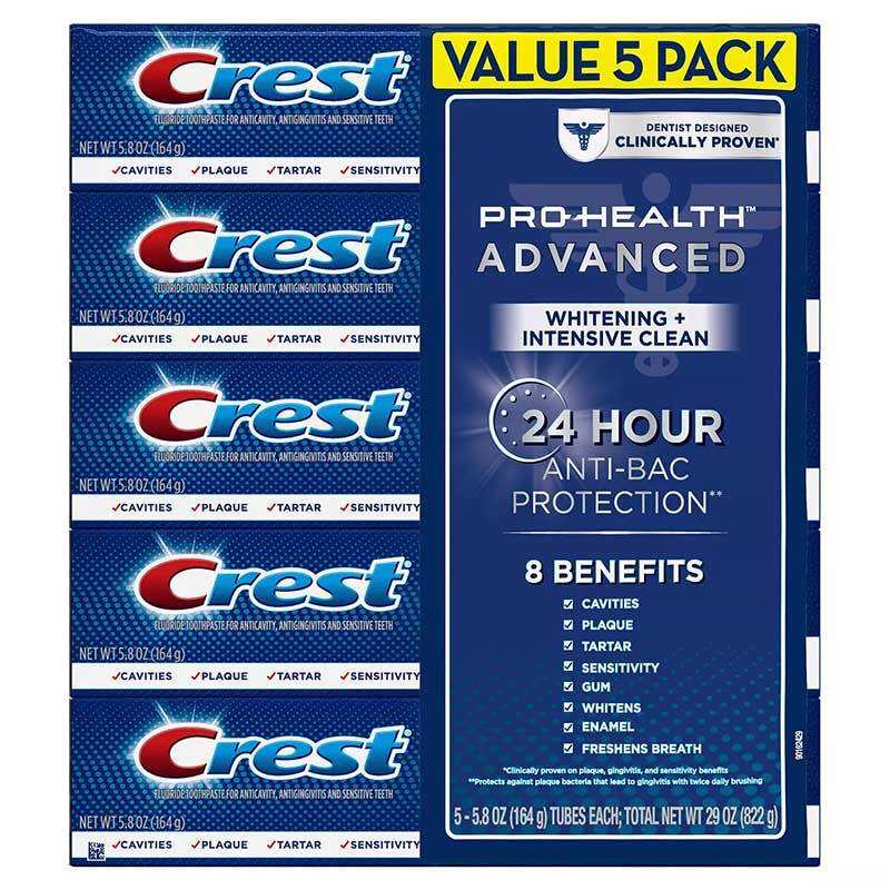KEM ĐÁNH RĂNG CREST ADVANCED [BILL USA] MẪU MỚI DATE 2024