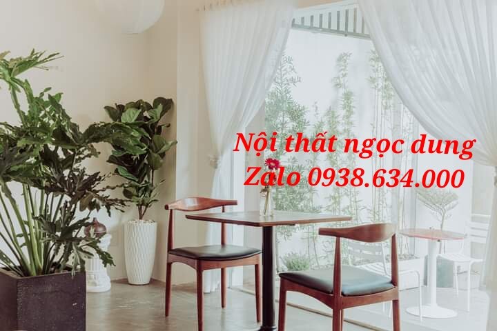 bàn ghế cafe gỗ nệm
