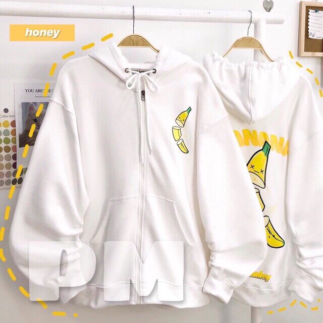 ÁO KHOÁ QUẢ CHUỐI BANANA