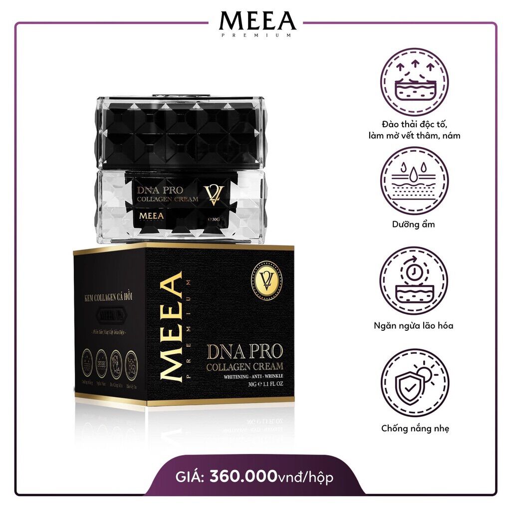 Kem face collagen cá hồi dna pro v2 30gr meea