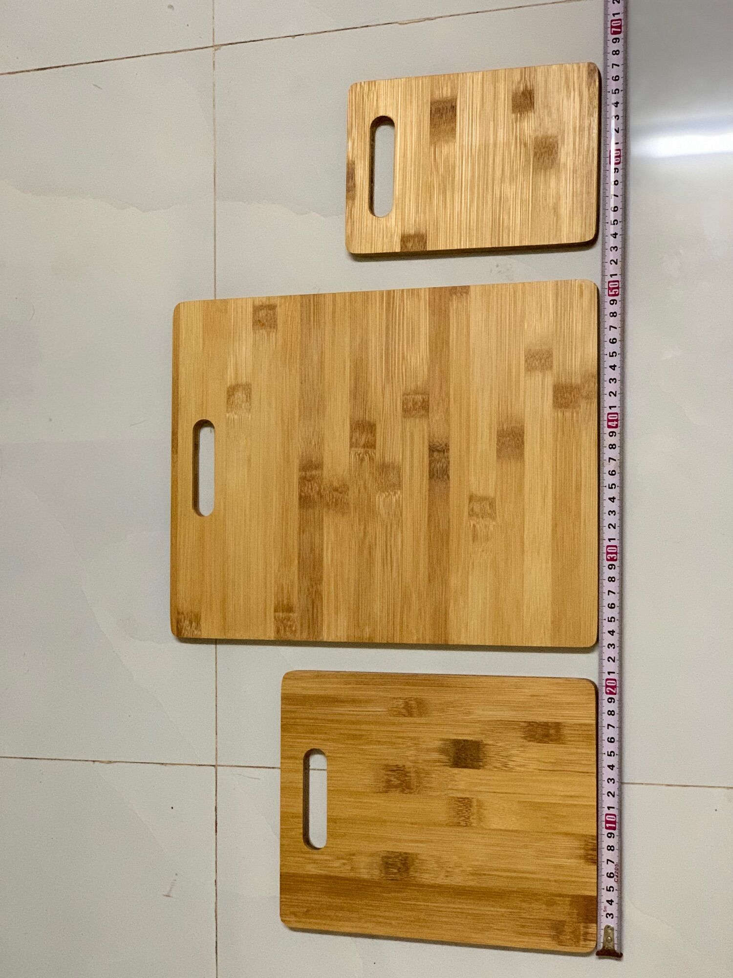 Bộ 3 chiếc thớt tre