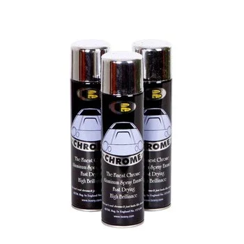Sơn xịt mạ Inox Chrome Bosny Thái Lan