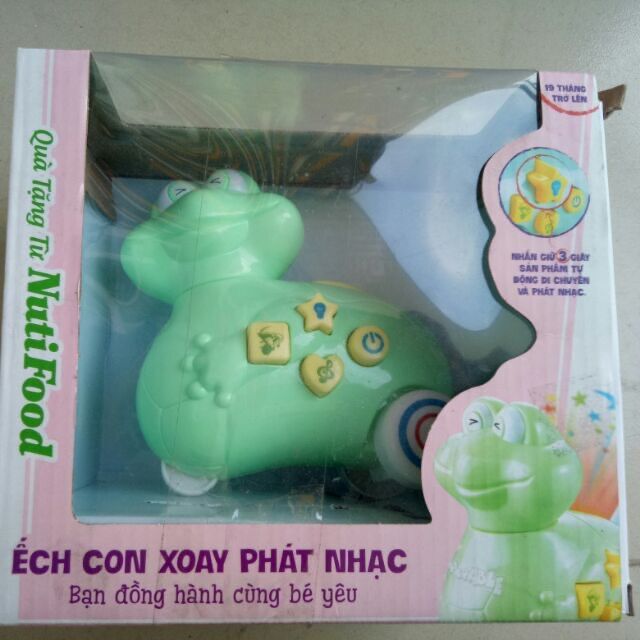 Ếch con xoay phát nhạc nuti hoặc khỉ con
