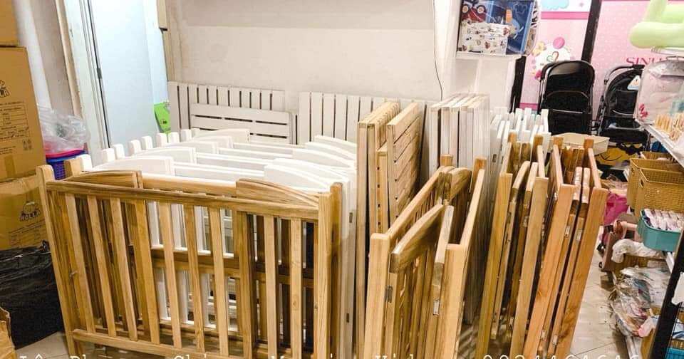 Cũi gỗ quế  cho bé sơ sinh từ 0- 5 tuổi rẻ nhất