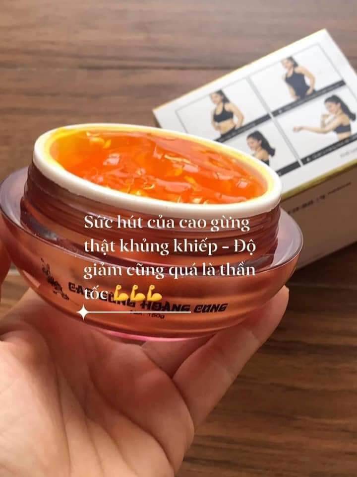 [HCM]GEL TAN MỠ - CAO GỪNG HOÀNG CUNG 150gram [ HÀNG CHÍNH HÃNG ]- Giảm 800gr mỡ sau 20 ngày.