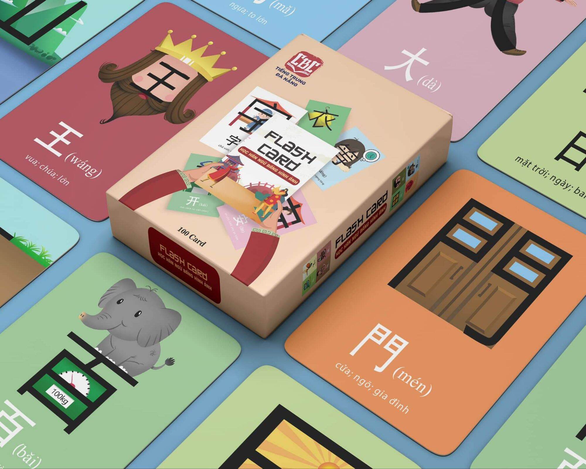 Flashcards học từ vựng tiếng Trung thông dụng, phân tích cực Hán có audio và cách viết chữ Hán