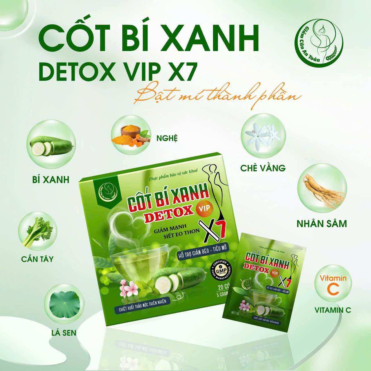 Cốt bí xanh chính hãng 20g thiên nhiên