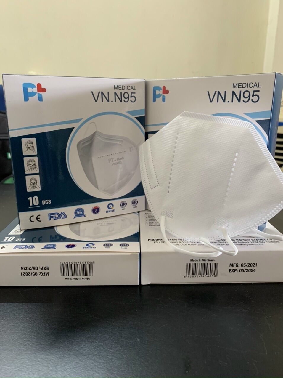 Khẩu Trang N95 4 Lớp [ 1 Hộp 10 Cái ]