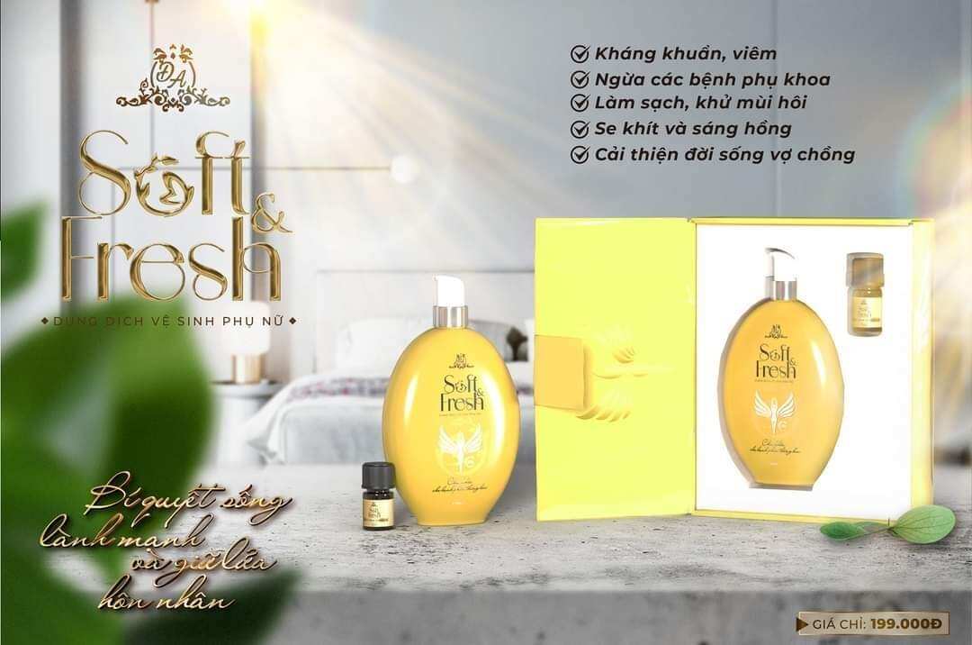 Dung Dịch Vệ Sinh Phụ Nữ Soft&Fresh . Mua dung dịch tặng nước hoa vùng kín