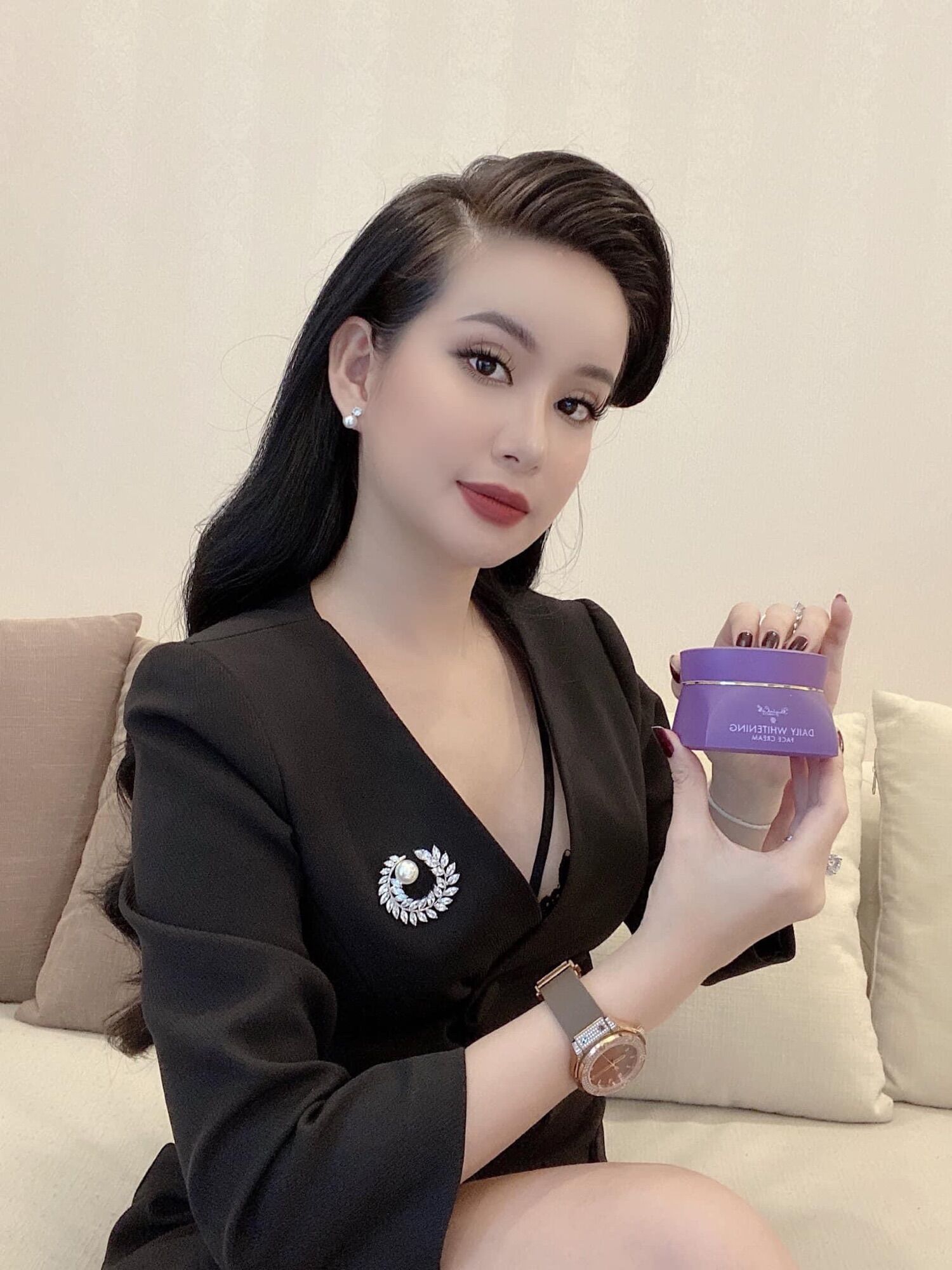 Kem bơ Huyền Cò