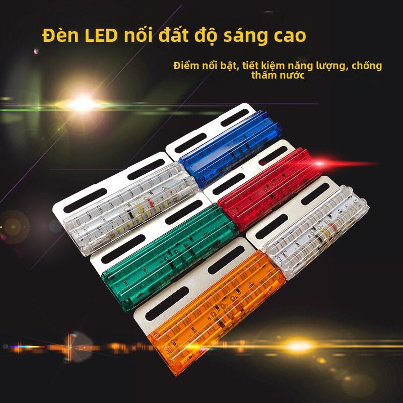 Đèn Xe Tải LED Siêu Sáng Chống Nước Cho Xe Tải Và Xe Kéo Đèn Chiếu Sáng Bên Hông Đa Chức Năng 12V Đèn Hậu 24V