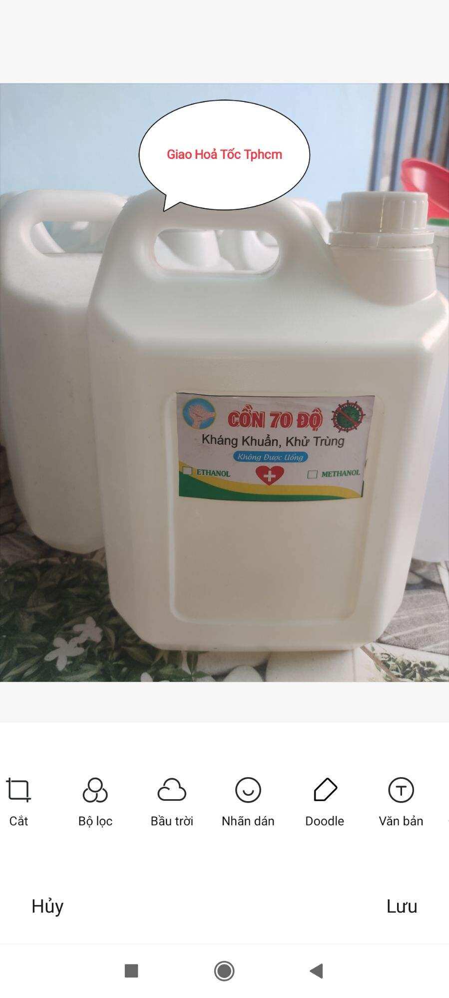 Cồn sát khuẩn 70 độ can 30l