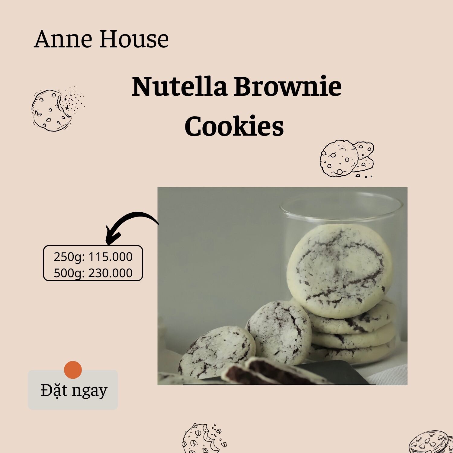 Bánh quy socola Cookies