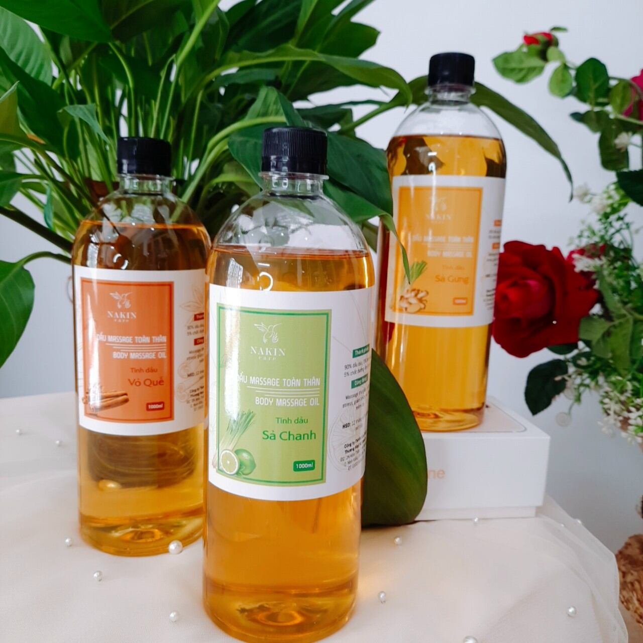 COMPO DẦU MASSAGE 1000ML (5 CHAI)