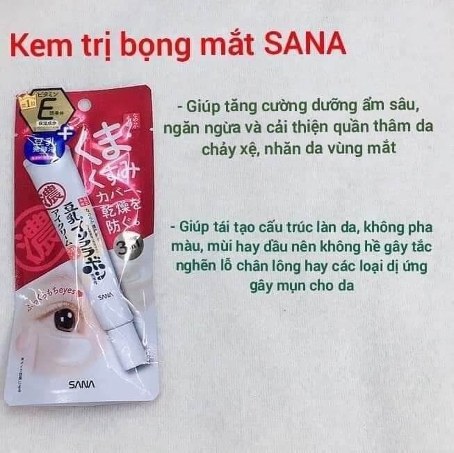 Kem mắt Sana 3 in 1 Nhật 20g