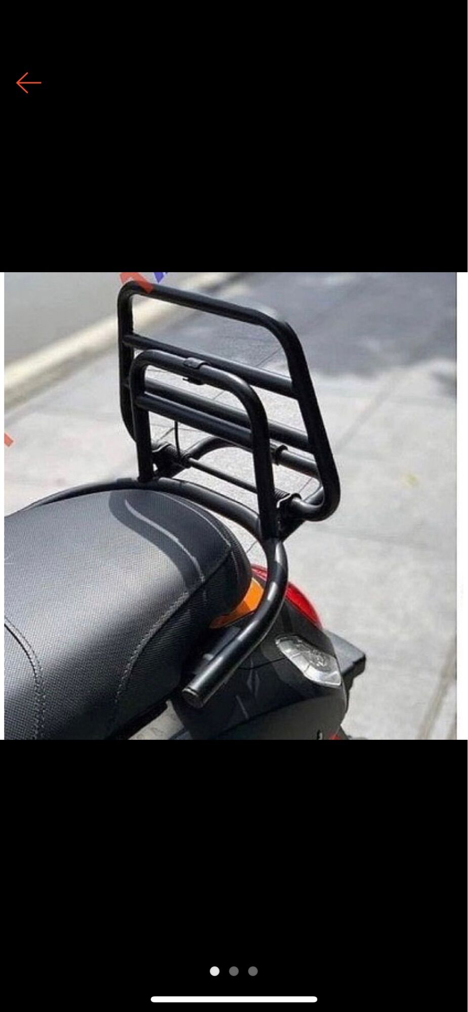 Baga sau tựa lưng scoopy sơn tĩnh điện