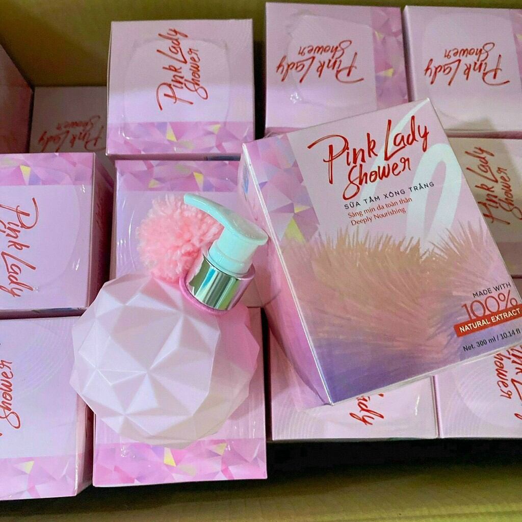 Sữa tắm xông trắng pink lady