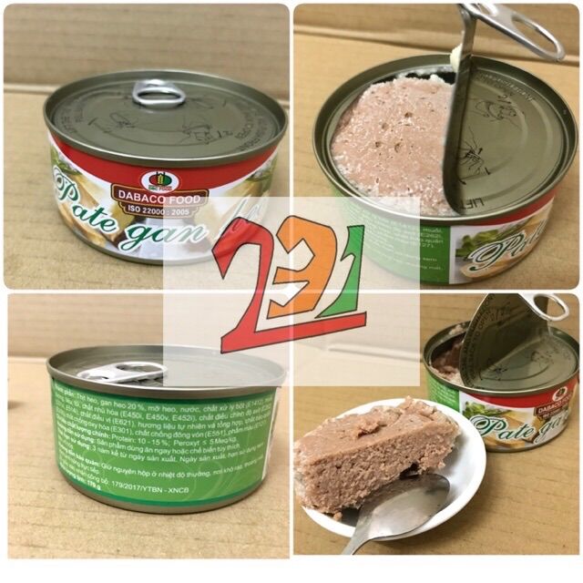 Hộp Pate Gan Heo Dabaco
