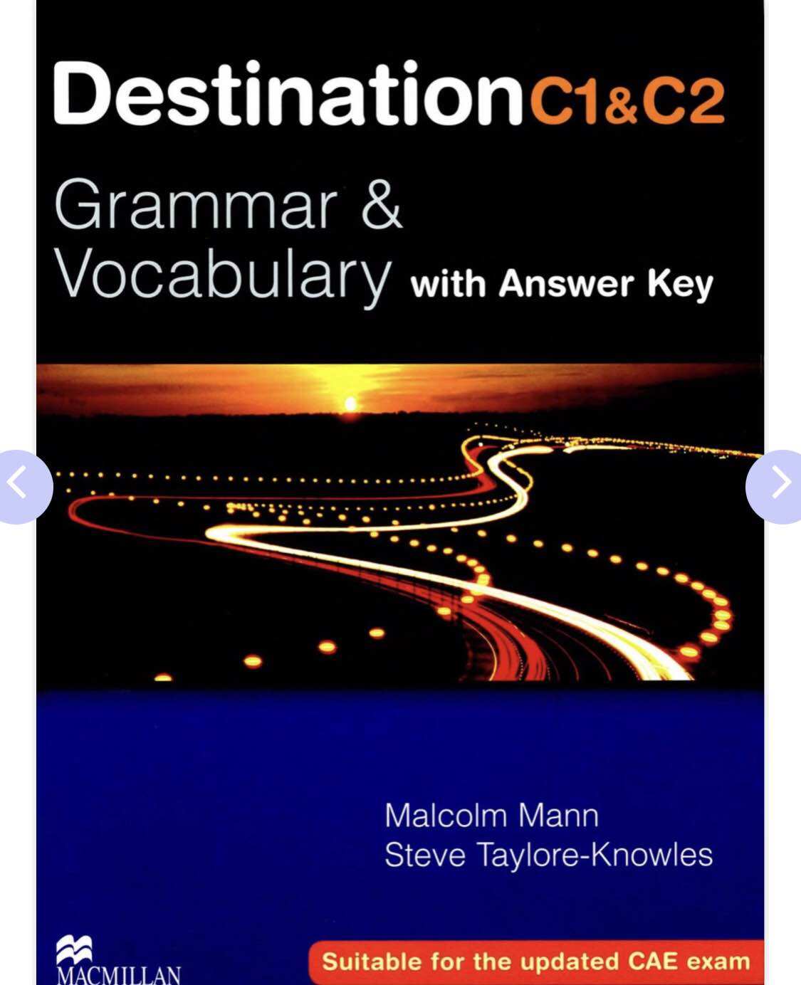 Destination C1 And C2 - Grammar And Vocabulary with Answer Key