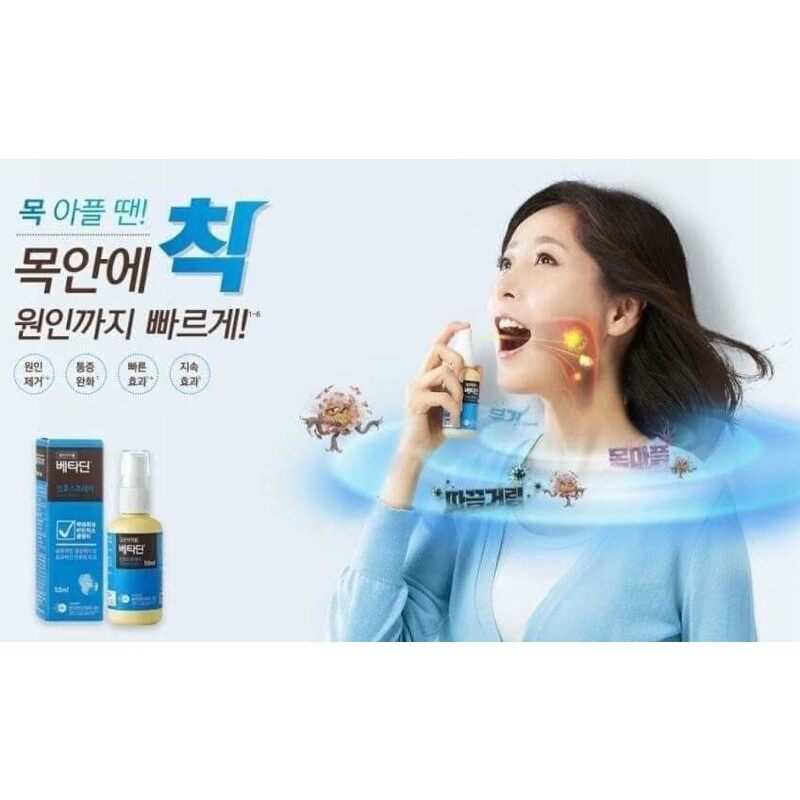 XỊT HỌNG BETADINE NỘI ĐỊA HÀN QUỐC