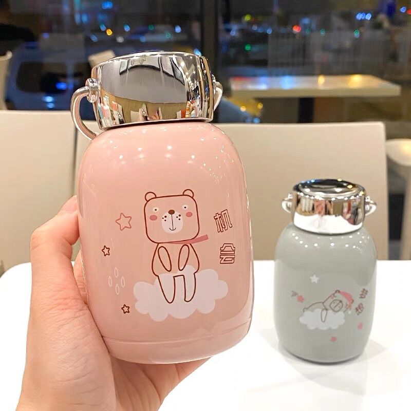 Bình giữ nhiệt in hình cute 230ml